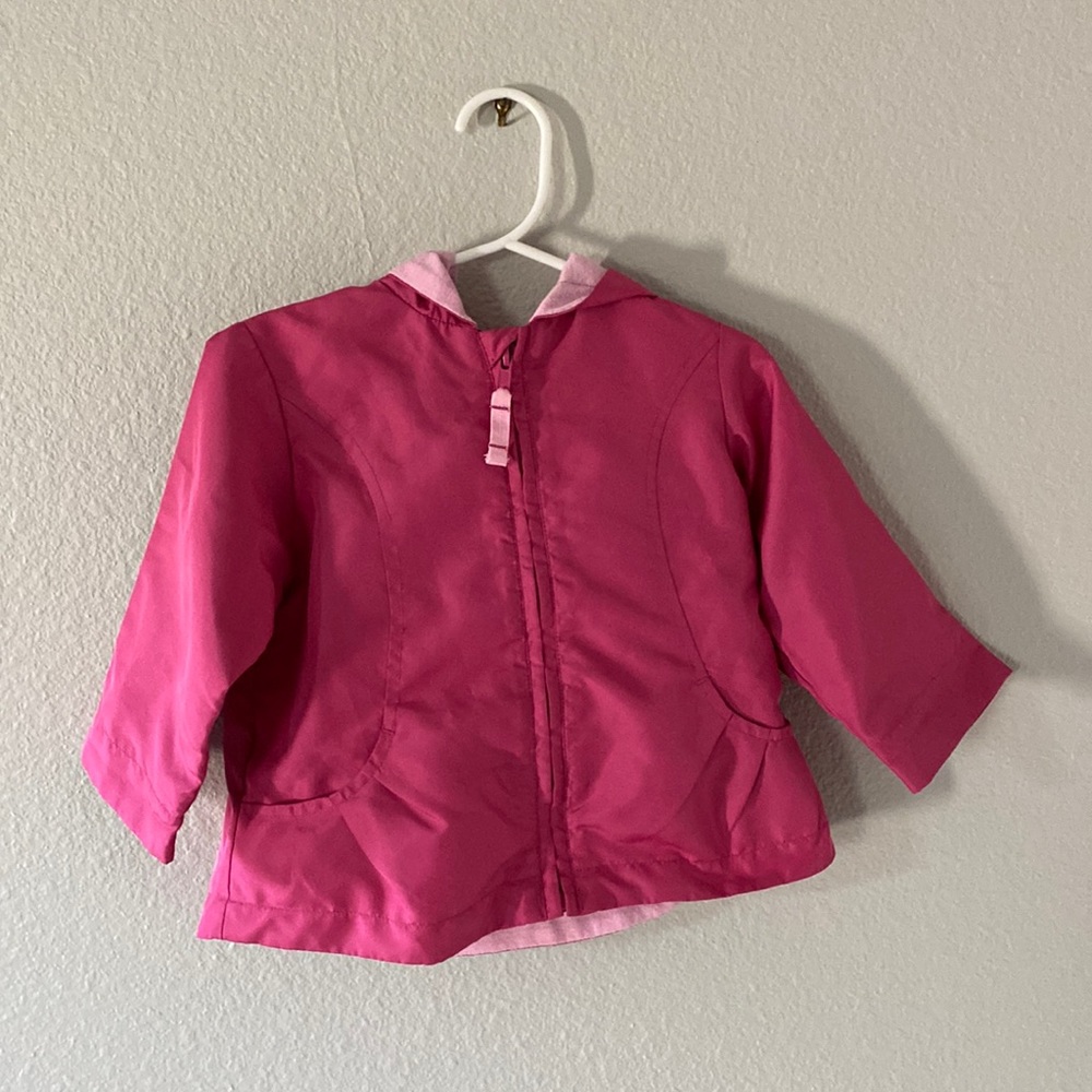 12m lightweight pink jacket (nearly new condition!)